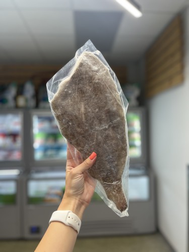 Juodojo paltuso filė, su oda, 10kg, šaldytas, glazūruotas