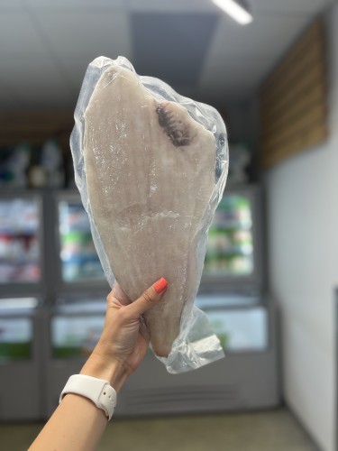 Juodojo paltuso filė, su oda, 1kg, šaldytas, glazūruotas